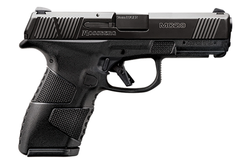 Mossberg MC2c 9mm Compact 3.9 in Black, Cross Bolt Safety, DLC Coating