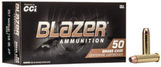 CCI Blazer Brass .357 Magnum 158 gr Jacketed Hollow Point (JHP), 50 rd Box