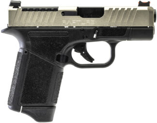 GForce Arms GF9 Rapture 9mm 3.25 in Semi-Auto Pistol, Gray Frame/Nickel Slide, Optic Ready