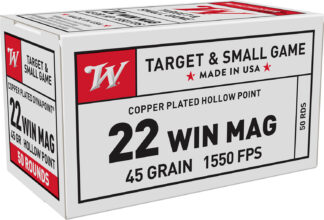 Winchester USA Dynapoint .22 WMR 45 gr Hollow Point, 50 Rounds