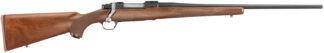 Ruger 37115 Hawkeye  Sports South Exclusive Full Size 257 Roberts 4+1 22" Satin Blued Alloy Steel Barrel, Receiver w/Integral Scope Mount, American Walnut Fixed Stock, Right Hand