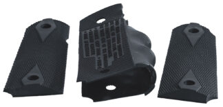 Pearce Grips PMG1911 Modular Grip System Black Rubber Finger Groove Insert
