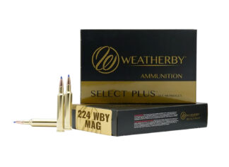Weatherby .224 WBY Mag 37 gr Hammer Custom 20 Rounds