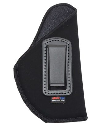 GrovTec GTHL14112R IWB Belt Clip Holster, Glock 26/27/33, Right Hand, Black Suede