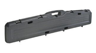 Plano Pro Max Single Scope Rifle Case with PillarLock, Black, 52 x 3.75 x 9.25 in