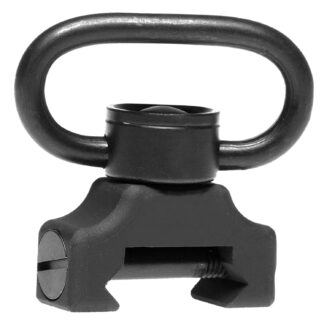 Troy Industries QD360 QD Sling Mount with Swivel, Push Button, Black Steel