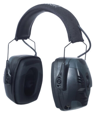 Howard Leight Impact Pro Electronic Earmuffs NRR 30 Over the Head Black/Gray
