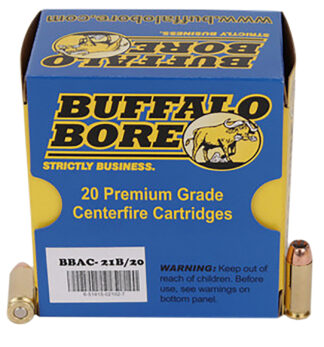 Buffalo Bore Ammunition 10mm Auto 180 Grain JHP 20 Rounds Per Box