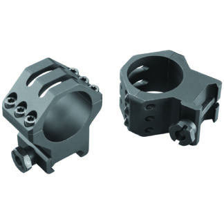 Weaver 99694 Six-Hole Picatinny Rings, 30mm High, Type III Hard Coat Anodized, Matte Black