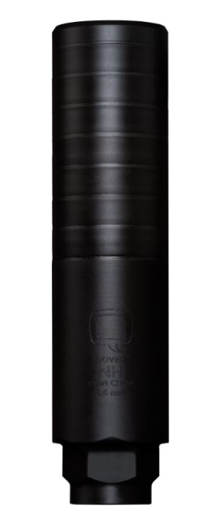 Q Short CHOP 8.6 Blackout Suppressor, 7.2 in Length, 1.75 in Diameter, Black