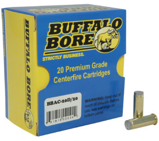 Buffalo Bore 20D20 Standard Pressure .38 Special 150 gr Hard Cast Wadcutter 20-Round Box