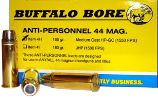 Buffalo Bore Ammunition 4H20 .44 Magnum 180 Grain Medium Cast Hollow Point, 20 Rounds