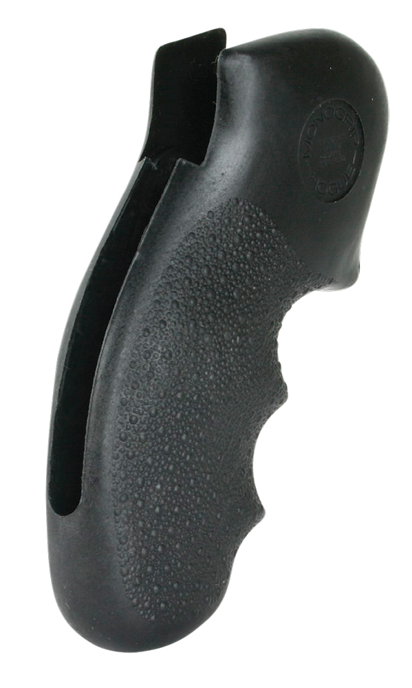 Hogue 19100 Monogrip Finger Grooves Black Nylon Cobblestone Grip for S&W K/L Round Butt