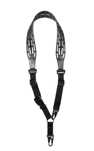 Limbsaver 12139 Tactical Sling Black Nylon, 48 in OAL, 1 in Webbing, One- or Two-Point