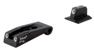 Trijicon 600590 Bright & Tough Night Sights Green/Tritium White Outline Front Sight-Green/Tritium White Outline Rear Sight Ruger SR9/SR9C/SR40