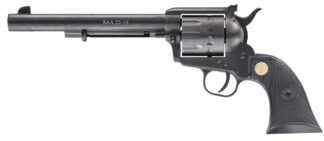 Chiappa Firearms CF340170 SAA 1873 Medium Frame 22 LR 10 Shot, 7.50" Blued Steel Barrel, Blued Steel Frame, Blued Cylinder, Black Plastic Grip, Exposed Hammer
