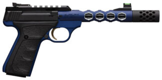 Browning Buck Mark Plus Vision .22 LR Single-Action Semi-Auto Pistol, Blue, Optic Ready