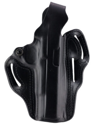 DeSantis Gunhide 001BAM9Z0 Thumb Break Scabbard OWB Belt Loop Black Leather, Right Hand
