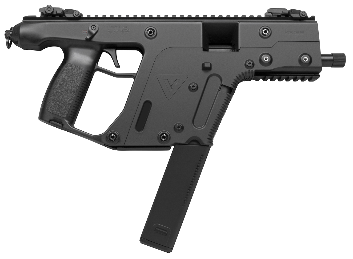 KRISS Vector SDP Gen II 10mm Semi-Auto 5.5 in Threaded Barrel Black Nitride Polymer