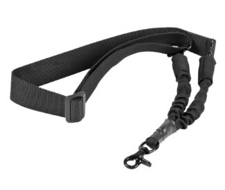 NCStar AARS1P Single Point Sling, Adjustable Bungee, Black, 44-60 in Length