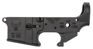 Spikes Tactical STLS015 Punisher Stripped Lower Receiver AR-15, Semi-Auto, 7075-T6 Aluminum