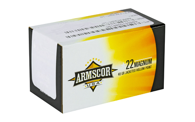 Armscor/Rock Island Armory 22 WMR 40 gr Jacketed Hollow Point 50 Rounds