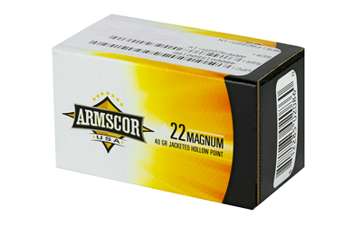 Armscor/Rock Island Armory 22 WMR 40 gr Jacketed Hollow Point 50 Rounds