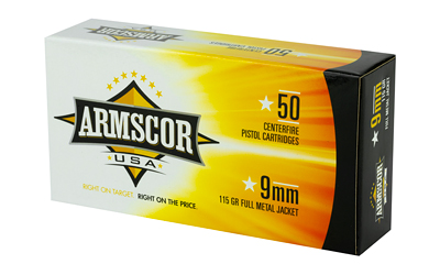 ARMSCOR 9MM 115GR FMJ 50/1000 - Image 3