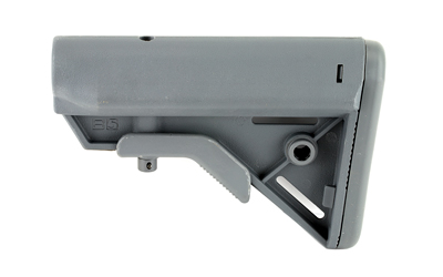 B5 Systems Bravo Mil-Spec Collapsible Buttstock, Wolf Gray
