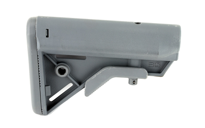 B5 Systems Bravo Mil-Spec Collapsible Buttstock, Wolf Gray