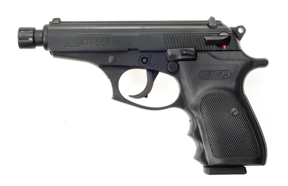 Bersa Thunder .380 ACP Double Action/Single Action Semi-Auto Pistol, Matte Black