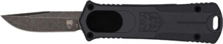 Cobratec Knives CALI 952 Gen 2 OTF Automatic Drop-Point Knife (Black)