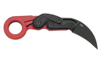 Columbia River Provoke Folding Knife 2.47" Blade, Plain Edge, Red Grivory, Liner Lock