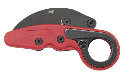 Columbia River Provoke Folding Knife 2.47" Blade, Plain Edge, Red Grivory, Liner Lock