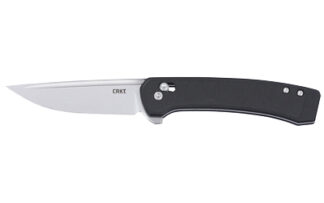 Columbia River Q Compact 3.05" 14C28N Crossbar Lock Folding Knife (Black Glass-Reinforced Nylon)