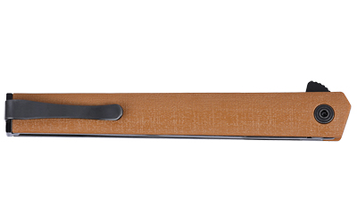 Columbia River CEO Flipper 3.35 in Coated Aus 8 Blade, Desert Tan Glass-Reinforced Nylon