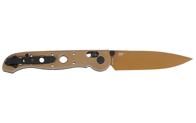 Columbia River M16-03XD 3.57" D2 Steel Folding Knife, Desert Tan, IKBS