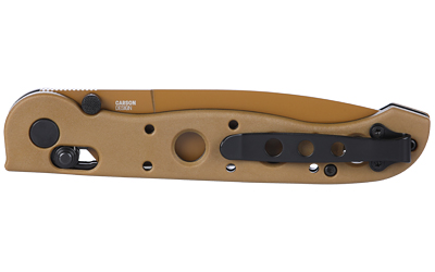 Columbia River M16-03XD 3.57" D2 Steel Folding Knife, Desert Tan, IKBS