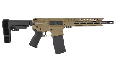 Diamondback DB15 Semi-Auto 5.56 NATO 10 in Barrel 30-Round PMAG Flat Dark Earth SBA3 Brace