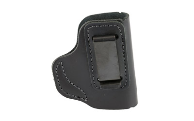 DeSantis 031 Insider IWB Belt Clip Holster, Right Hand, Black Leather