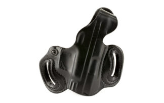 DeSantis 085BA8JZ0 Thumb Break Mini Slide OWB Belt Holster, Right Hand, Black Leather