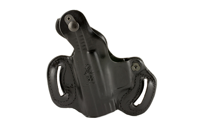 DeSantis 085BA8JZ0 Thumb Break Mini Slide OWB Belt Holster, Right Hand, Black Leather