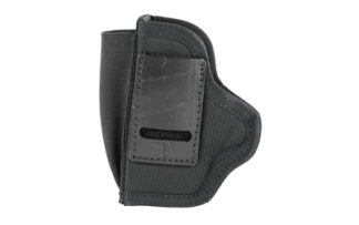 DeSantis N87 Pro Stealth Ambidextrous Belt Clip Belt Holster, Black Nylon