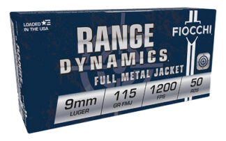 Fiocchi Range Dynamics .45 ACP 230 Grain FMJ 50 Rounds