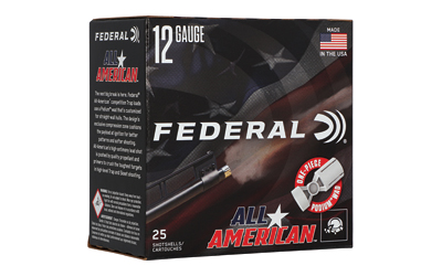 Federal All-American 12 Gauge 2-3/4 in, 1-1/8 oz #8 Shot, 25 Rounds