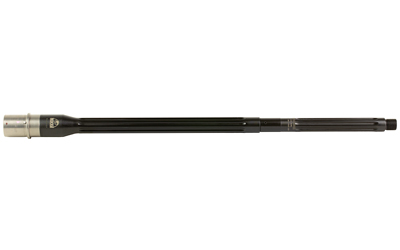 Faxon Match Series 308/7.62 NATO Heavy Fluted Barrel, 20 in, 1:10 Twist, Nitride, Black