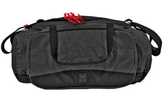 Grey Ghost Precision Range Bag 500D Cordura Nylon, Black with Red Zipper Pulls