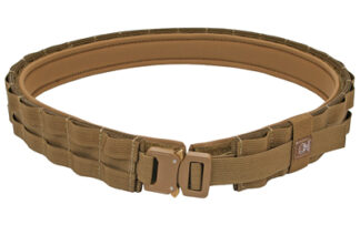 Grey Ghost Precision UGF Battle Belt Large 40-42" Coyote Brown, 1.5" Inner/2" Outer Two-Piece