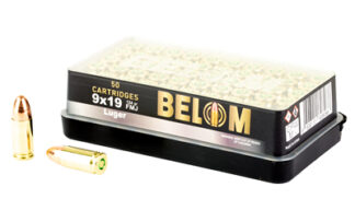 Global Ordnance Belom 9mm 124Gr FMJ 50 Rounds