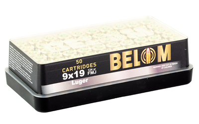 Global Ordnance Belom 9mm 124Gr FMJ 50 Rounds